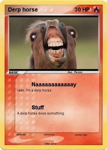 Pokemon Derp horse