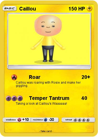 Pokemon Caillou