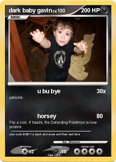 Pokemon dark baby gavin
