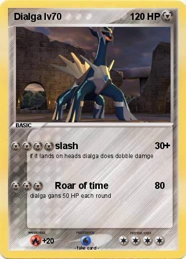 Pokemon Dialga lv70