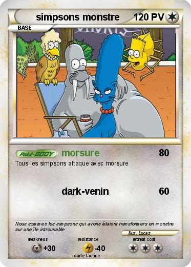 Pokemon simpsons monstre
