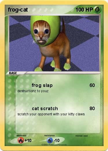 Pokemon frog-cat