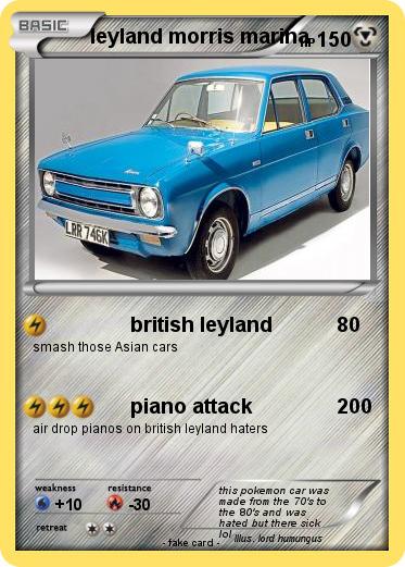 Pokemon leyland morris marina