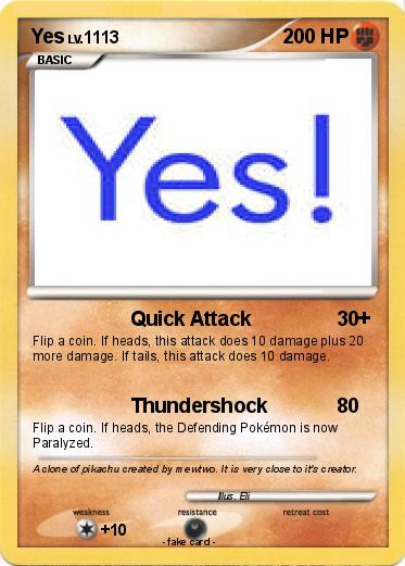 Pokemon Yes