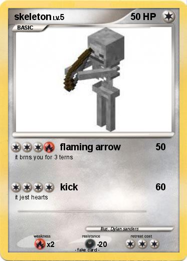 Pokemon skeleton