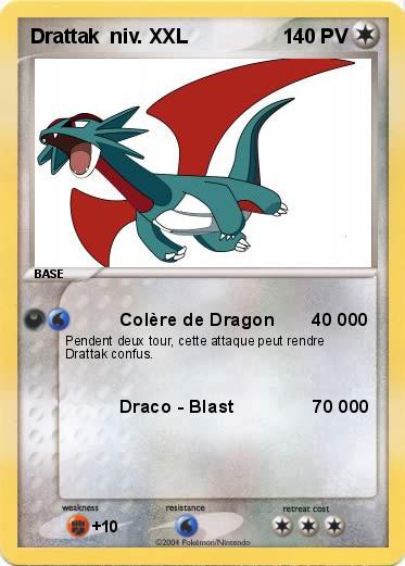 Pokemon Drattak  niv. XXL