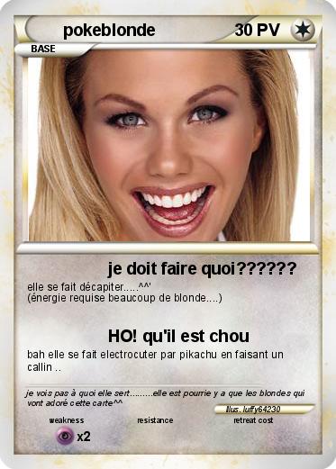 Pokemon pokeblonde