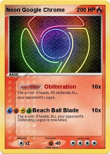 Pokemon Neon Google Chrome
