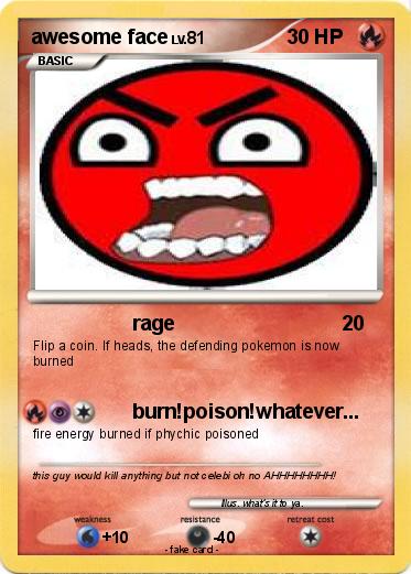 Pokemon awesome face