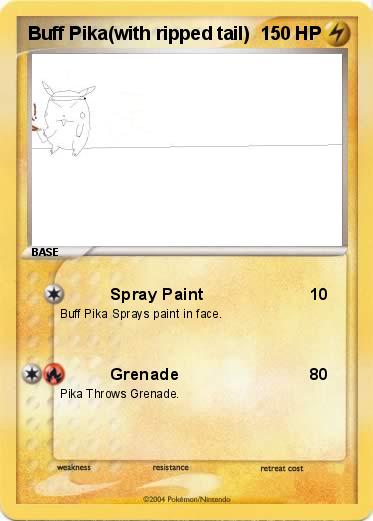 Pokemon Buff Pika(with ripped tail)