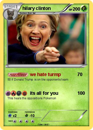 Pokemon hilary clinton