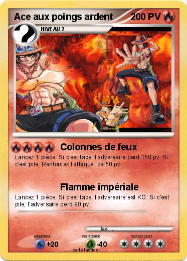 Pokemon Ace aux poings ardent