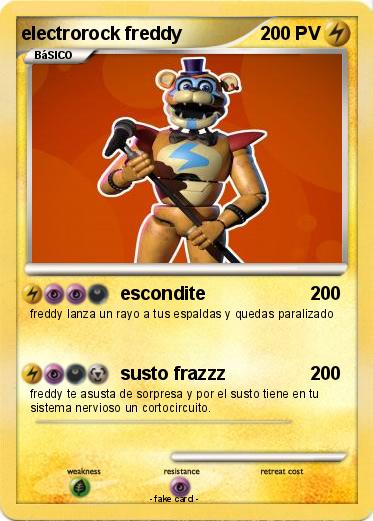 Pokemon electrorock freddy