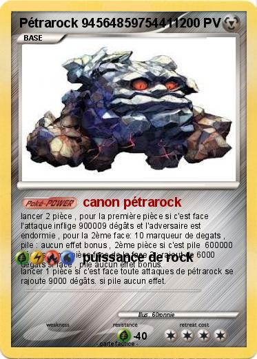 Pokemon Pétrarock 94564859754411