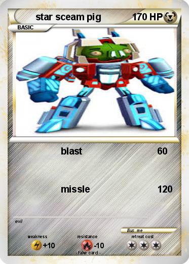 Pokemon star sceam pig