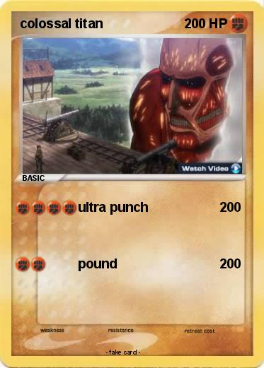 Pokemon colossal titan