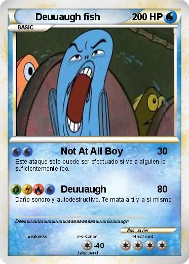 Pokemon Deuuaugh fish