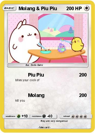 Pokemon Molang & Piu Piu