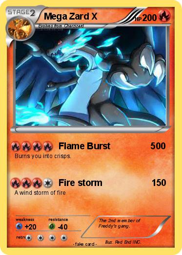 Pokemon Mega Zard X