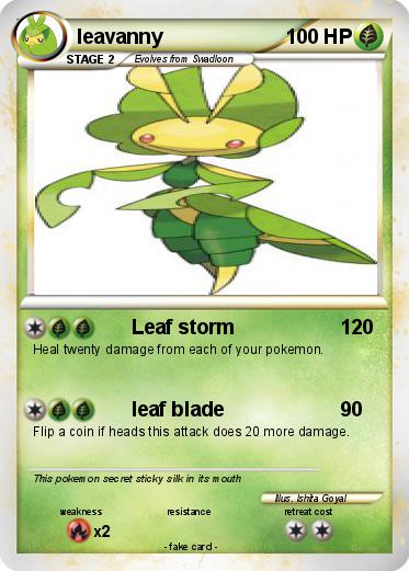 Pokemon leavanny