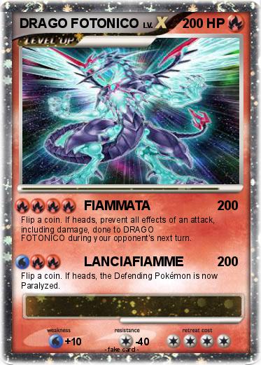 Pokemon DRAGO FOTONICO