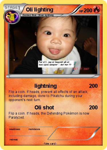 Pokemon Oli lighting
