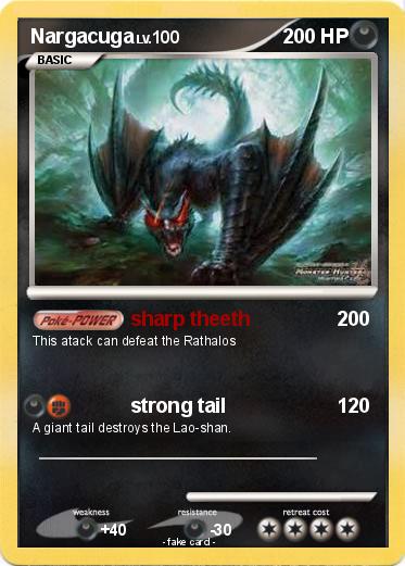 Pokemon Nargacuga