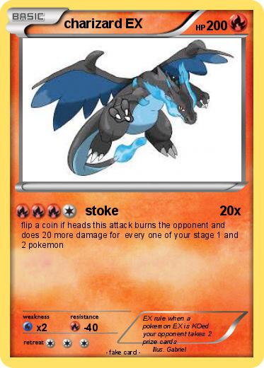 Pokemon charizard EX