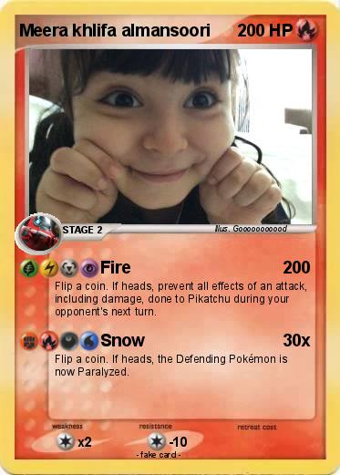 Pokemon Meera khlifa almansoori