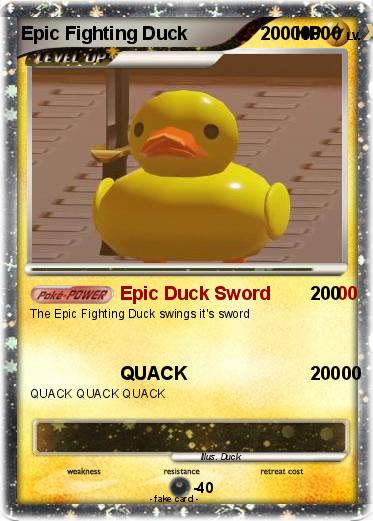 Pokemon Epic Fighting Duck                    00000