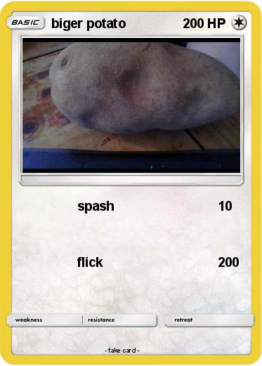 Pokemon biger potato