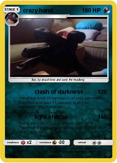 Pokemon crazy hand