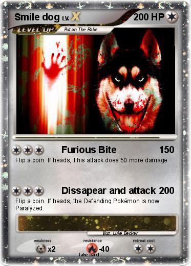 Pokemon Smile dog