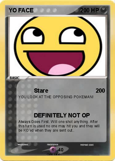 Pokemon YO FACE