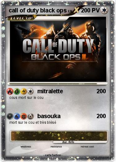 Pokemon call of duty black ops