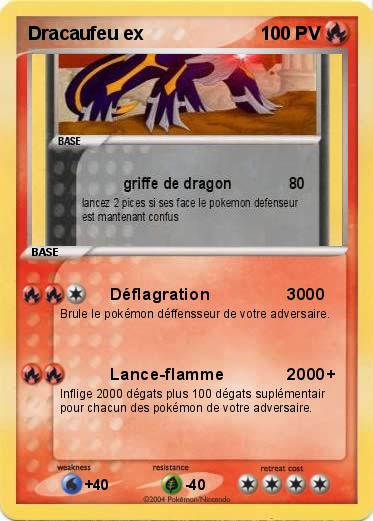 Pokemon Dracaufeu ex