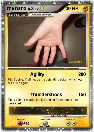 Pokemon the hand EX