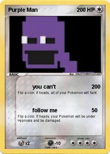 Pokemon Purple Man