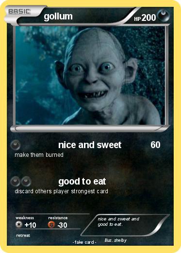 Pokemon gollum