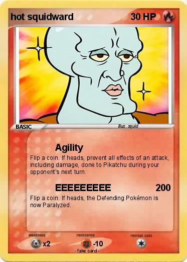 Pokemon hot squidward