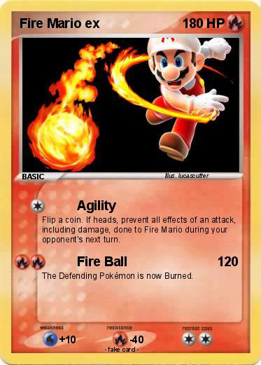 Pokemon Fire Mario ex