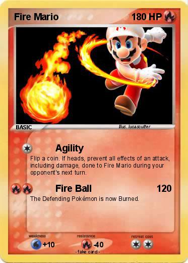 Pokemon Fire Mario