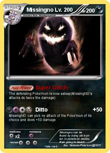 Pokemon Missingno Lv. 200