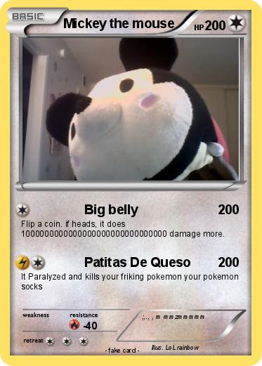 Pokemon Mickey the mouse