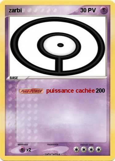 Pokemon zarbi