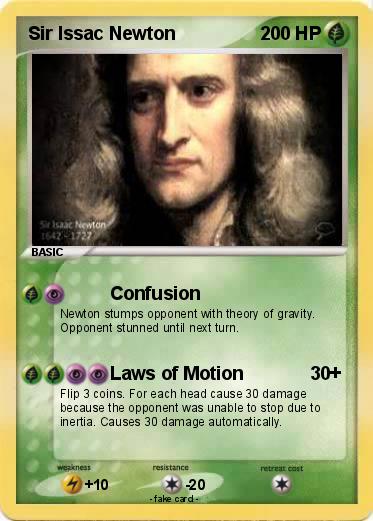 Pokemon Sir Issac Newton