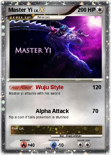 Pokemon Master Yi