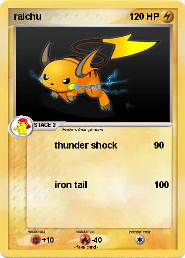 Pokemon raichu