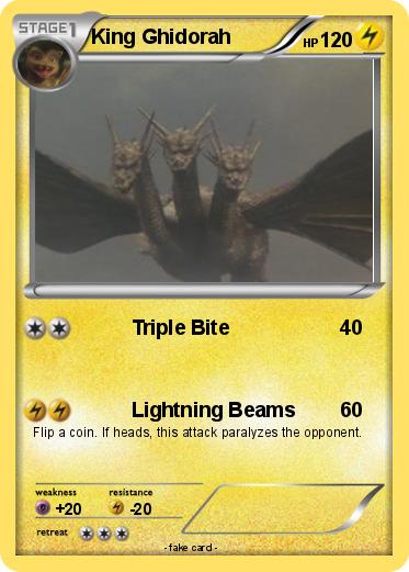 Pokemon King Ghidorah