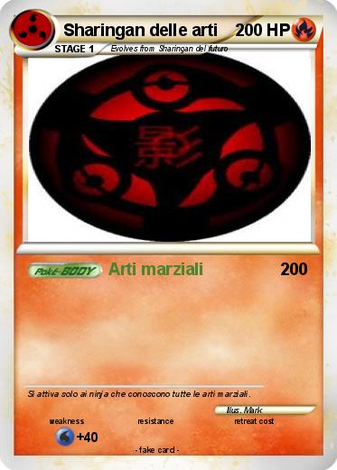 Pokemon Sharingan delle arti